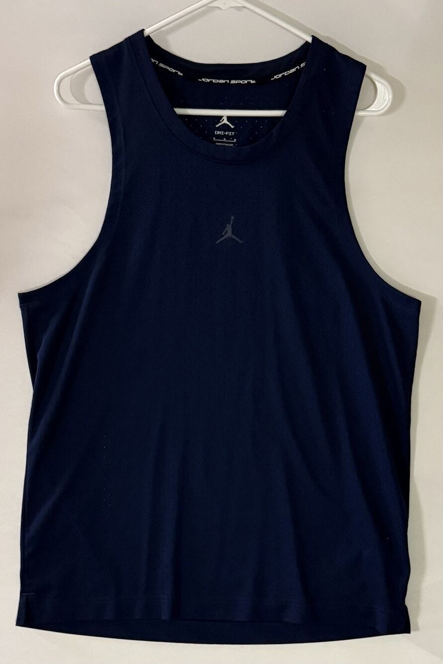 Jordan Dri-Fit Mesh Tank Top Navy Jumpman Men’s M A150